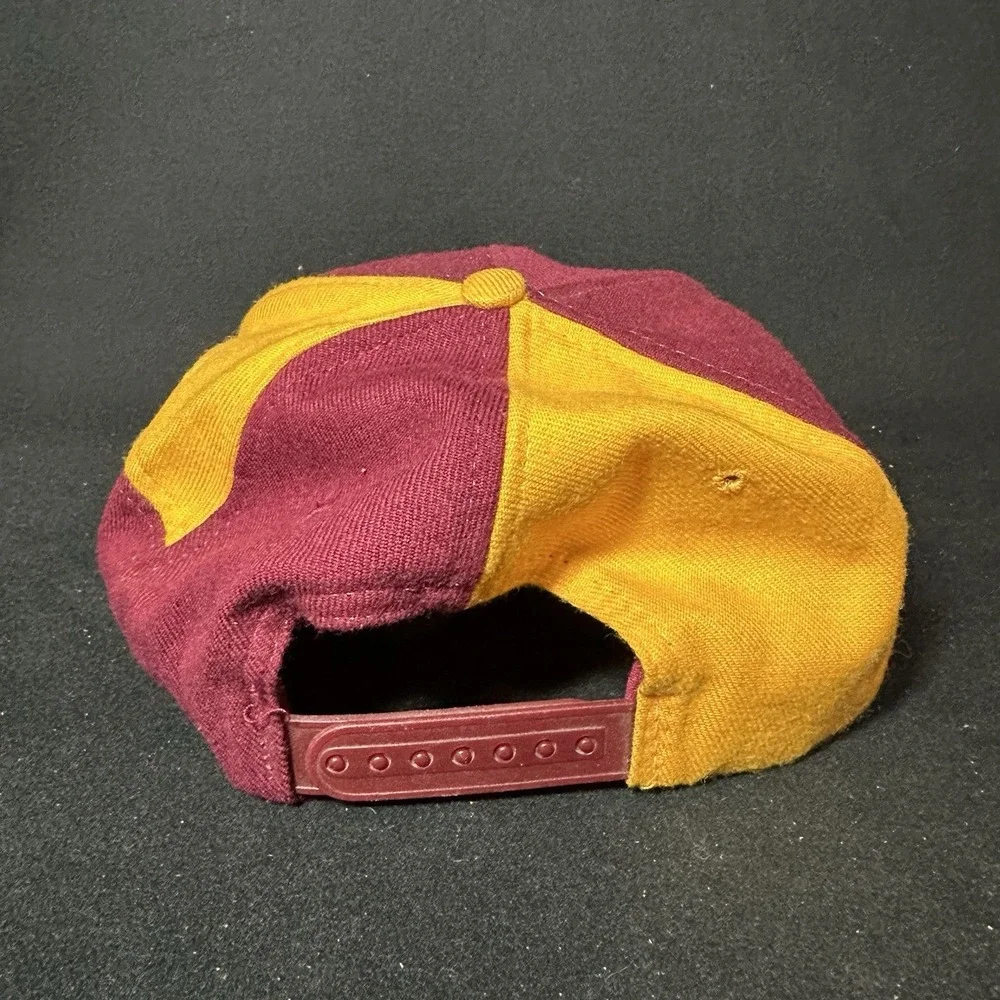 Washington Vintage Football Team NFL Color Block SnapBack Hat 90's Cap